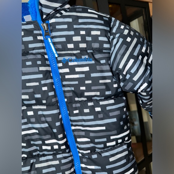 Columbia Frosty Freeze Bunting snowsuit toddler baby boy fleece mittens onesie - Picture 7 of 8